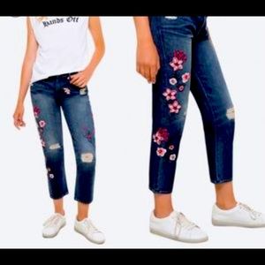 Juicy Couture embellished Boyfriend Jeans